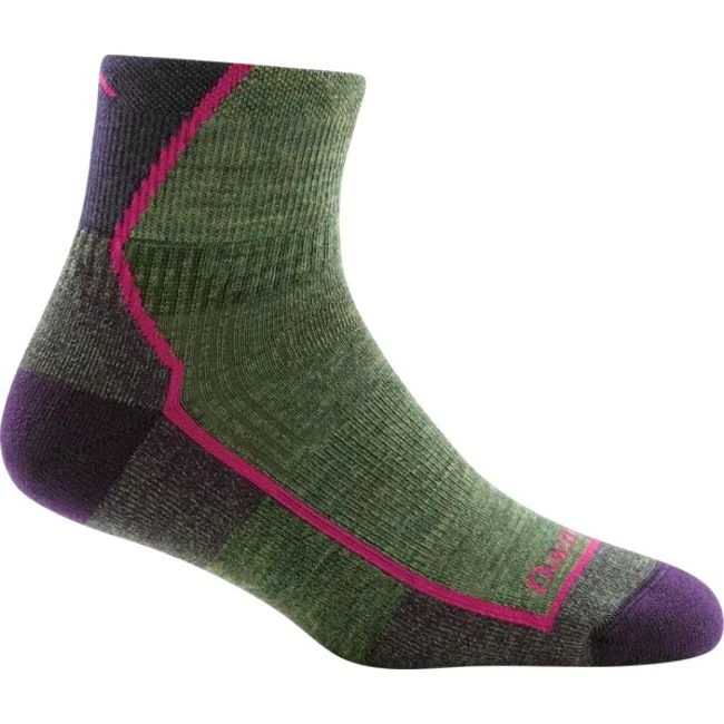 Darn Tough Womens Hiker 1/4 Sock Cushion - Image 2