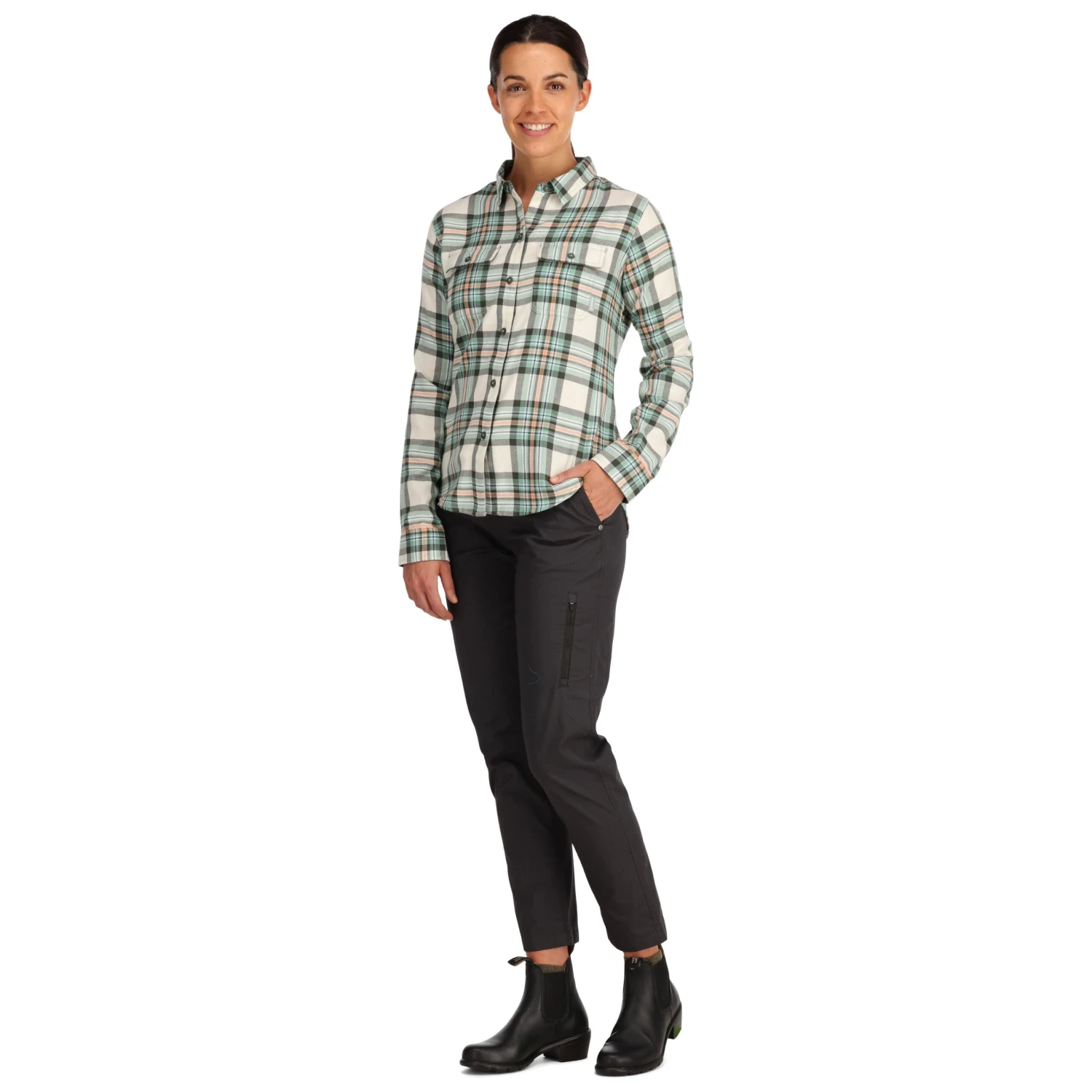 Simms Women's Santee Flannel LS Shirt - Image 6