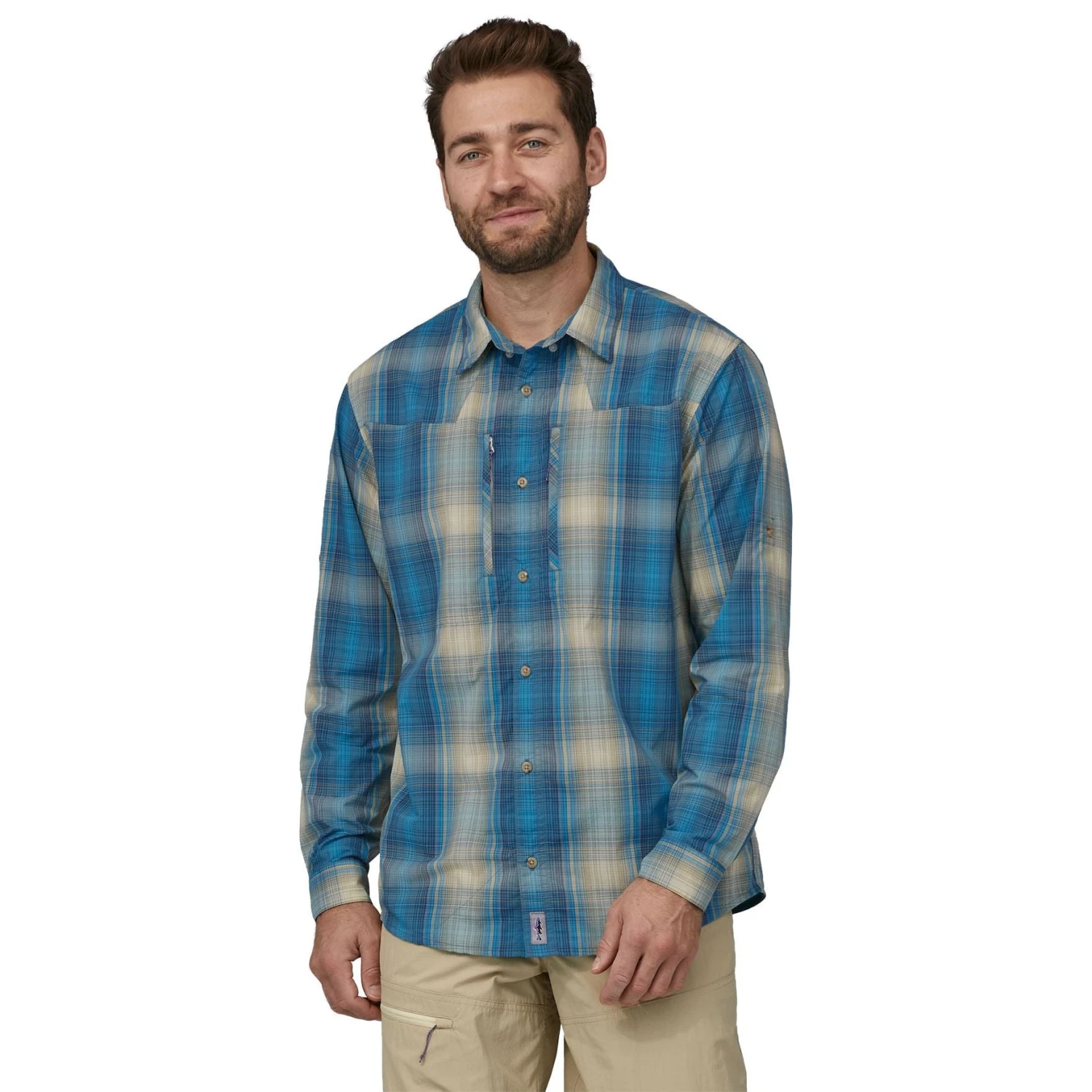 Patagonia Mens Long Sleeve Sun Stretch Shirt Sale - Image 2