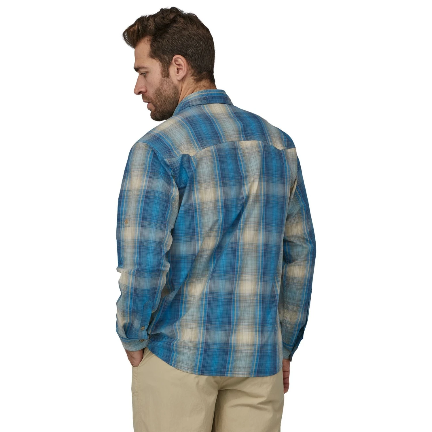 Patagonia Mens Long Sleeve Sun Stretch Shirt Sale - Image 3