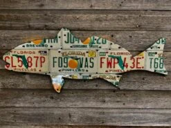 Cody Richardson Art - Florida Redfish License Plate Art