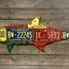 Cody Richardson Art - Antique Florida Cobia License Plate Art