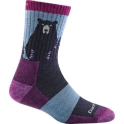 Darn Tough Womens Bear Town Micro Crew Sock Light Cushion