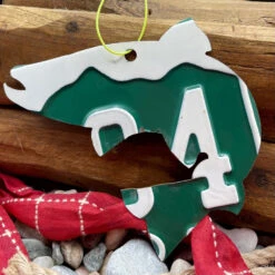 Cody Richardson Art - Colorado Trout License Plate Christmas Ornament