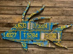 Cody Richardson Art - Bahamas Hogfish License Plate Art