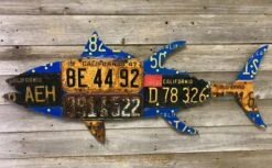 Cody Richardson Art - California Tuna License Plate Art