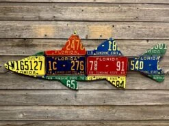 Cody Richardson Art - Antique Florida Snook License Plate Art