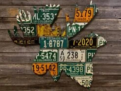 Cody Richardson Art - Colorado Moose License Plate Art