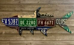 Cody Richardson Art - South Carolina Tarpon Antique License Plate Art
