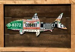 Cody Richardson Art - Belize Bonefish License Plate Art