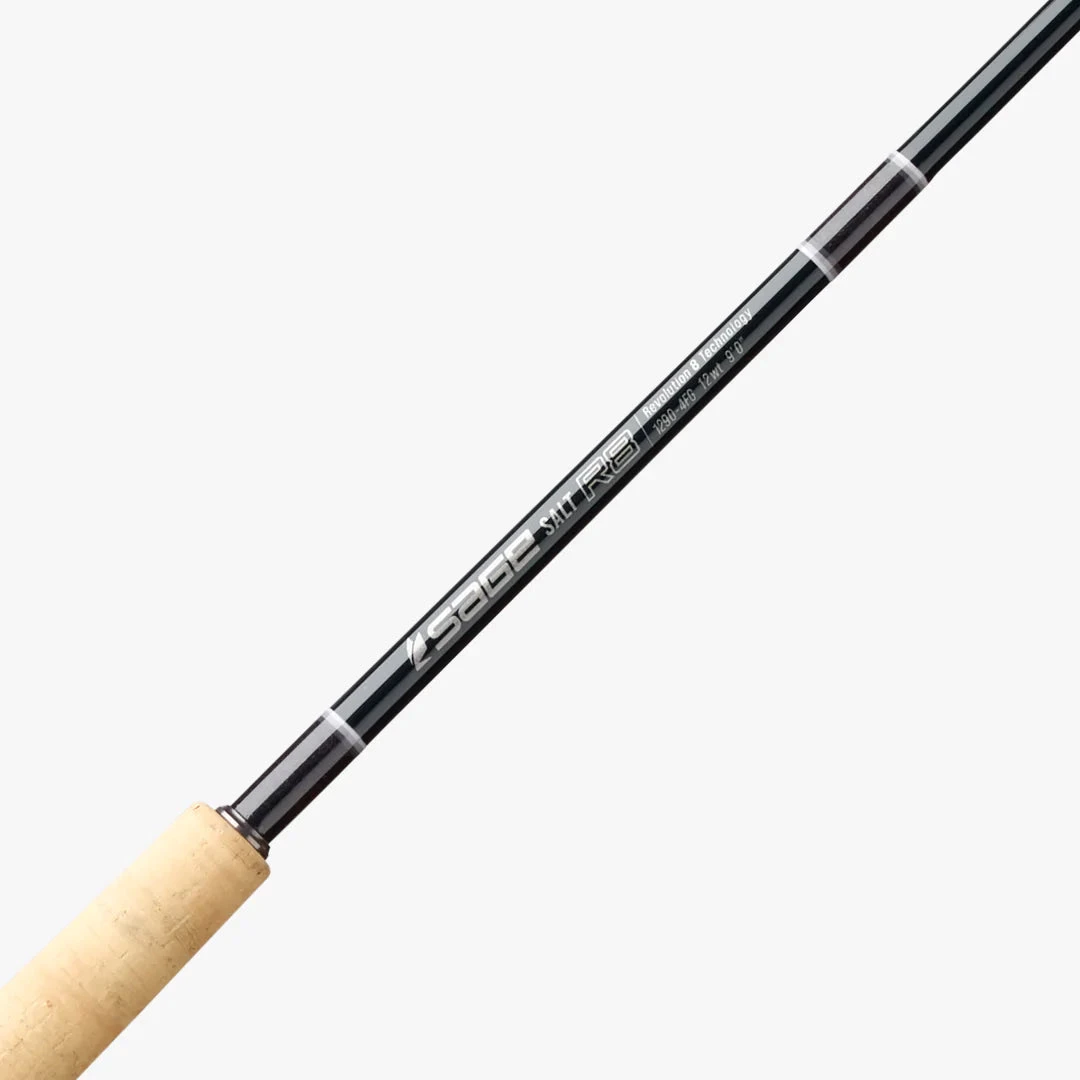 Sage R8 Salt Fly Rod 1290-4FG - 9' 12wt 4pc Fighting Grip - Image 2