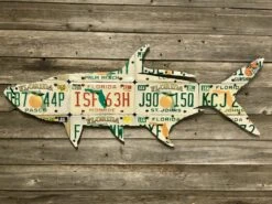 Cody Richardson Art - Florida Orange Tarpon License Plate Art