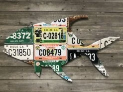Cody Richardson Art - Belize Permit License Plate Art