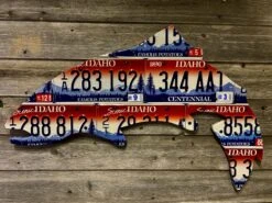 Cody Richardson Art - Idaho Trout License Plate Art