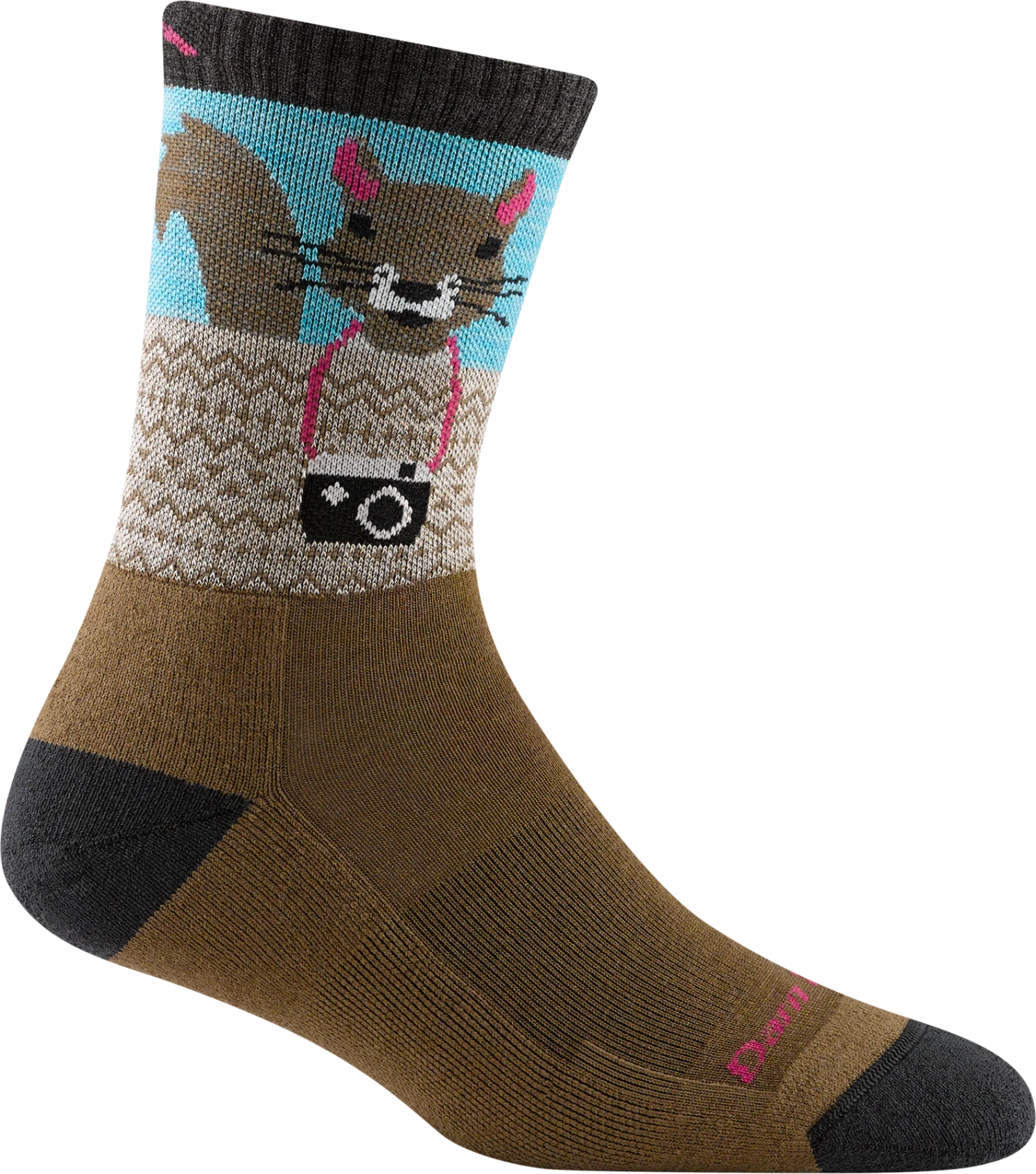 DARN TOUGH WOMENS CRITTER CLUB MICRO CREW LIGHTWEIGHT WITH CUSHION - Image 2