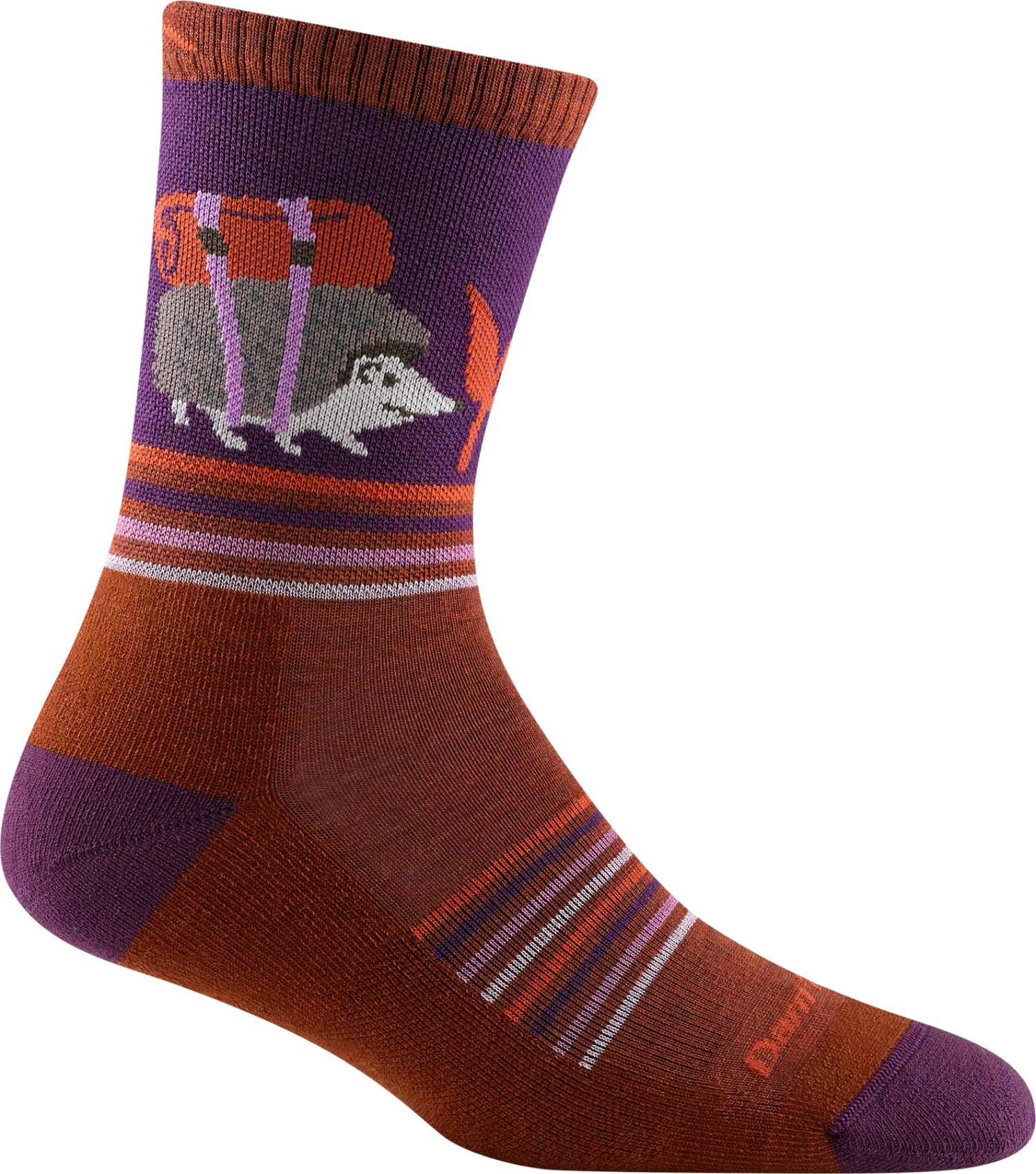 DARN TOUGH WOMENS CRITTER CLUB MICRO CREW LIGHTWEIGHT WITH CUSHION