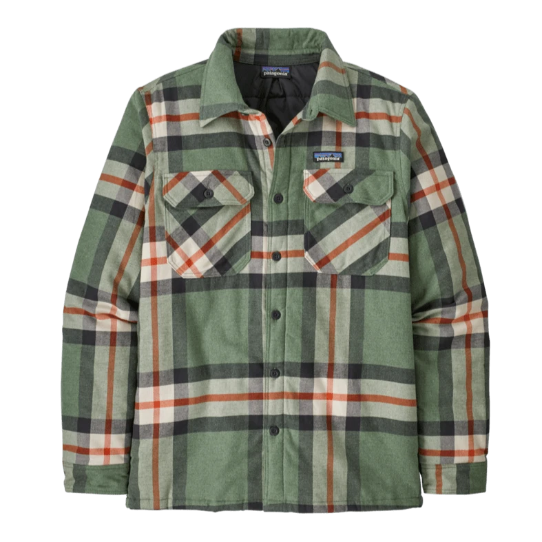 Patagonia Mens Insulated Organic Cotton MW Fjord Flannel Shirt