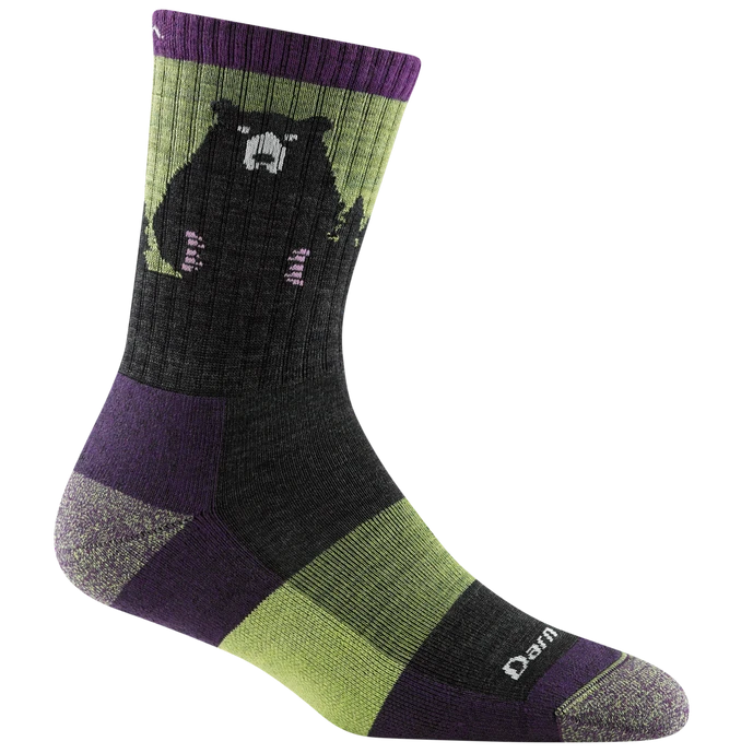 Darn Tough Womens Bear Town Micro Crew Sock Light Cushion - Image 2