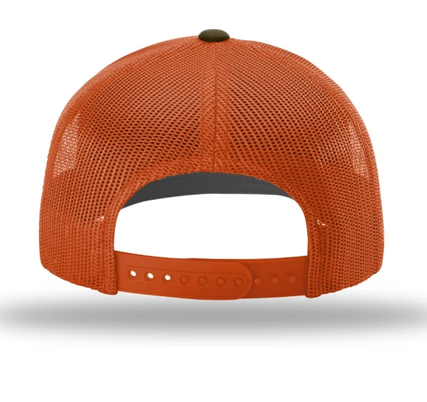 TCO Fly Shop Hat Low Pro Trucker - Retro Logo Mushroom/Burnt Orange - Image 2